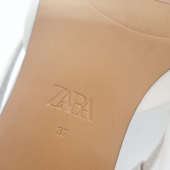 🔖Zara🔥Ballerina Pointy Slingback Flat - Picture 7 of 8